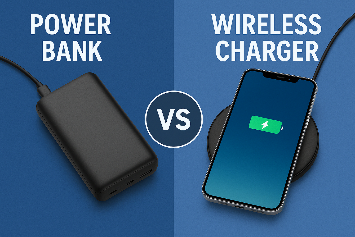Power Bank vs Wireless Charger: Which One Keeps You Powered Better?